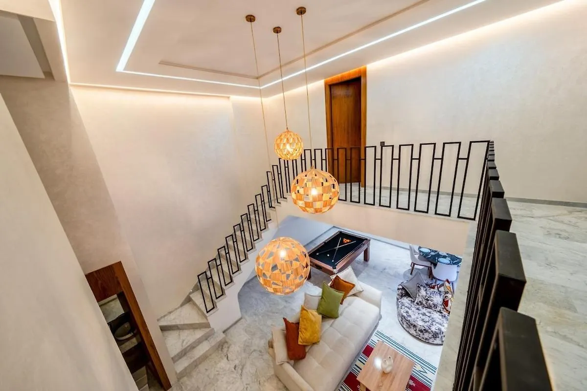 Incredible&New-Jacuzzi-Billard-Parking-Optic Fiber Appartement Marrakesh Marokko