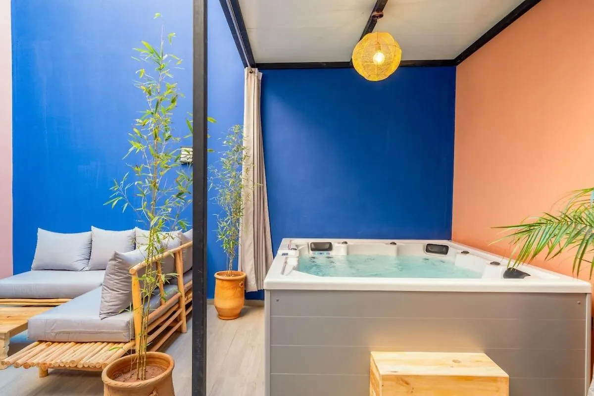 마라케시 Incredible&New-Jacuzzi-Billard-Parking-Optic Fiber 아파트
